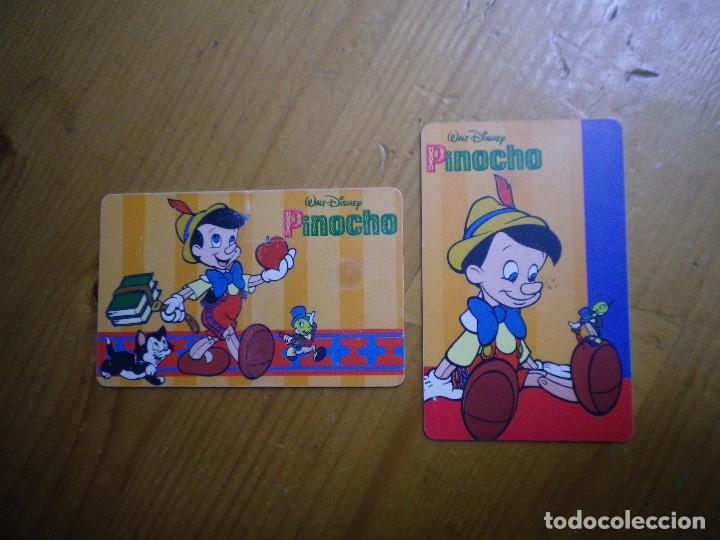 Collection telephone cards: 2 TARJETAS TELEFONICA DISNEY PINOCHO 10 - 96