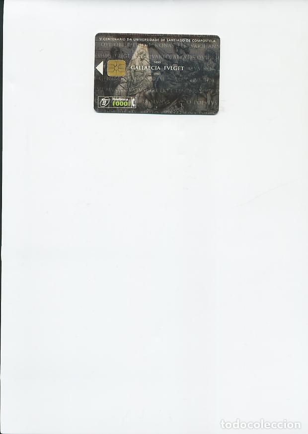 Collection telephone cards: TARJETA TELEFONICA V CENTENARIO DE LA UNIVERSIDAD DE COMPOSTELA