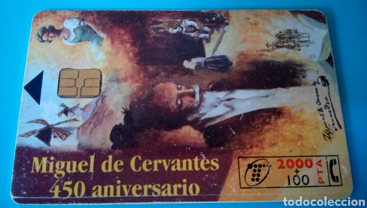 Carte telefoniche di collezione: TARJETA TELEF&Oacute;NICA - Miguel de Cervantes