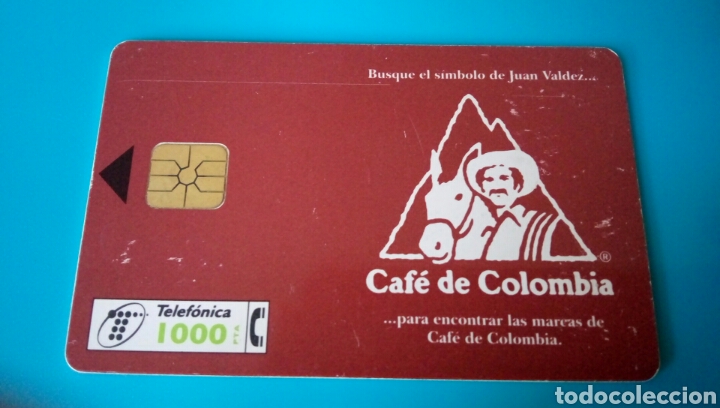 Carte telefoniche di collezione: TARJETA TELEF&Oacute;NICA - Caf&eacute; de Colombia