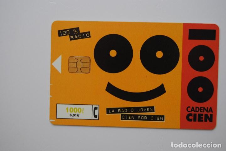 Cartes T&eacute;l&eacute;phoniques de collection: Tarjeta de tel&eacute;fono espa&ntilde;a usada, cadena 100; 1000 ptas.