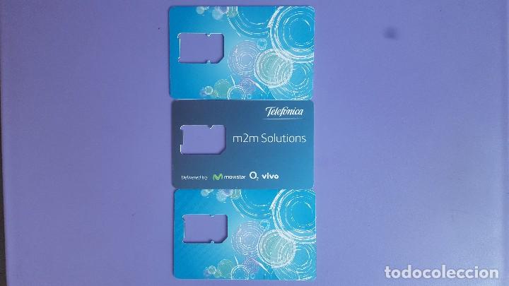 Tarjetas telef&oacute;nicas de colecci&oacute;n: Tarjetas SIM Colecci&oacute;n Telef&oacute;nica Movistar m2m solutions - Foto 1