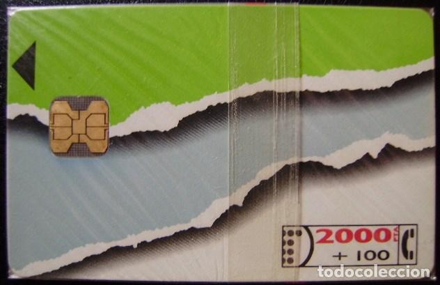 Cartes T&eacute;l&eacute;phoniques de collection: B20/1 - RASGADO CORPORATIVO III - 2.000 PTAS - NUEVA FUNDA ORIGINAL  - A008