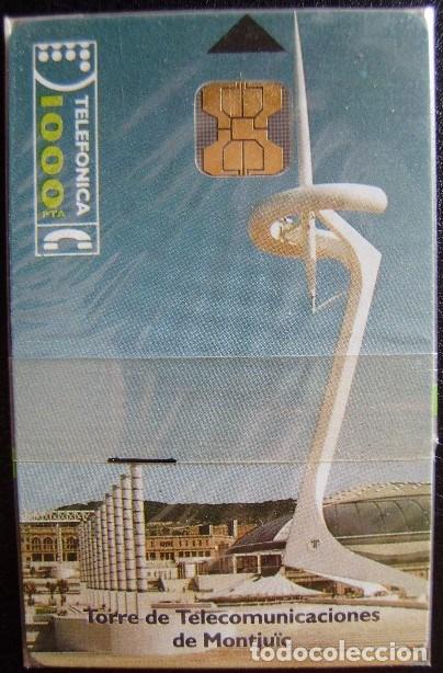 Cartes T&eacute;l&eacute;phoniques de collection: CP 10 INTALACIONES TELEFONICA (TORRE DE MOTJUIC) NUEVA CON PRECINTO  - A024