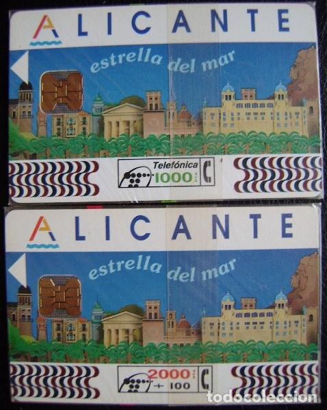 Cartes T&eacute;l&eacute;phoniques de collection: CP 24/25 - ALICANTE SERIE COMPLETA NUEVAS CON PRECITOS  - A028
