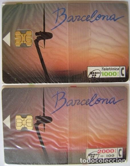 Cartes T&eacute;l&eacute;phoniques de collection: CP 30/31 - BARCELONA SERIE COMPLETA NUEVAS CON PRECITOS - A030
