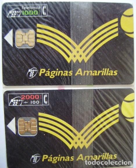 Cartes T&eacute;l&eacute;phoniques de collection: CP 59/60- PAGINAS AMARILLAS - SERIE COMPLETA - NUEVAS CON PRECITOS  - A040