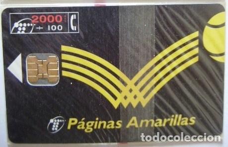 Cartes T&eacute;l&eacute;phoniques de collection: CP 60- PAGINAS AMARILLAS DE 2000 PTS - NUEVA CON PRECITO - A041