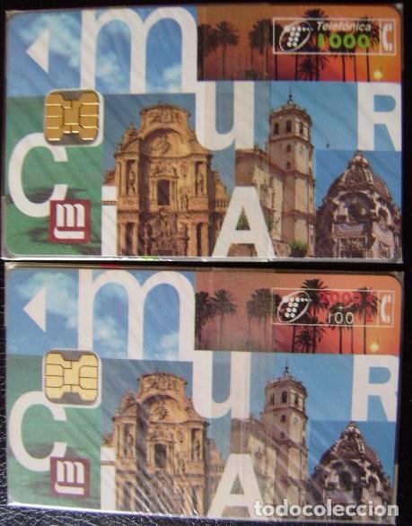 Cartes T&eacute;l&eacute;phoniques de collection: CP 64/65 - MURCIA - SERIE COMPLETA - NUEVAS CON PRECITOS  - A044