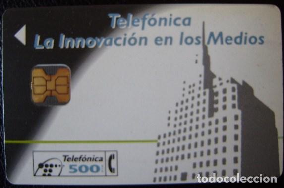 Cartes T&eacute;l&eacute;phoniques de collection: P 017 - LA INNOVACION DE LOS MEDIOS - TIRADA 2.000 - NUEVA TARJETA VENDIDA SIN PRECINTO  - A059