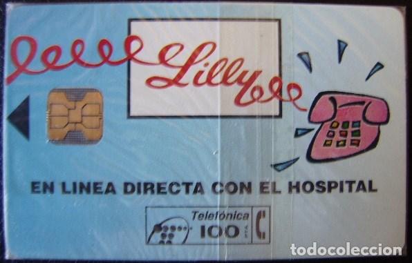 Cartes T&eacute;l&eacute;phoniques de collection: P 36 - LILLY - LINEA DIRECTA CON EL HOSPITAL - NUEVA CON PRECINTO - A066