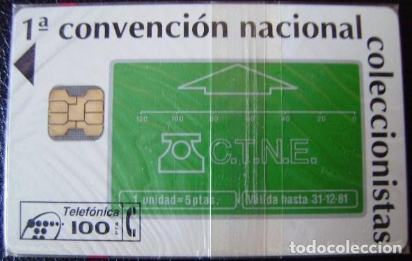 Cartes T&eacute;l&eacute;phoniques de collection: P 63 A - 1&ordf; CONVENCION COLECCIONISTA CHIP F3 - NUEVA CON PRECINTO  - A079