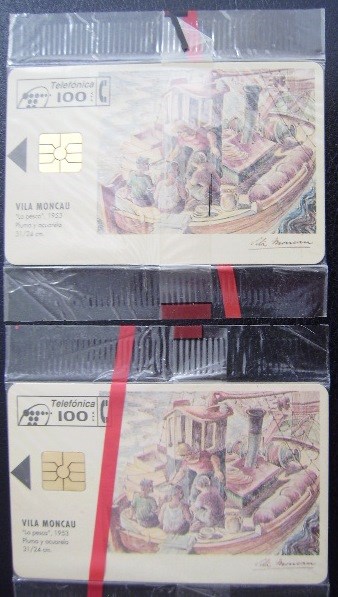 Cartes T&eacute;l&eacute;phoniques de collection: P 108 - COLECCIONE ARTE II - LOTE 2 TERJETAS NUEVAS CON PRECINTOS - &iexcl;&iexcl;&iexcl;&iexcl; LEER COMENTARIO !!!! - A098