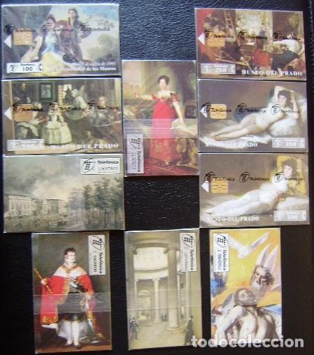 Cartes T&eacute;l&eacute;phoniques de collection: MUSEO DEL PRADO - SERIE COMPLETA 10 TARJETAS - NUEVAS CON PRECINTOS  - A113