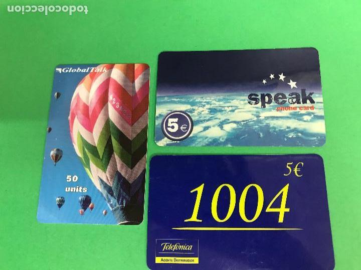 Cartes T&eacute;l&eacute;phoniques de collection: LOTE 3 TARJETAS TELEFONICAS SIN CHIP