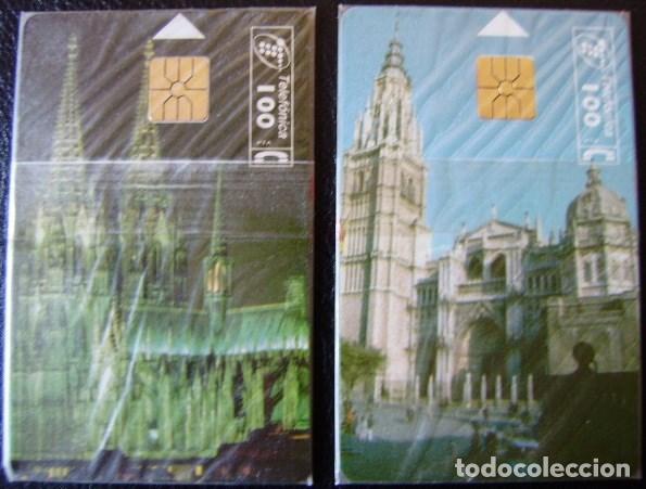 Cartes T&eacute;l&eacute;phoniques de collection: P 198/99 - CATEDRALES - NUEVA CON PRECINTO  - A143