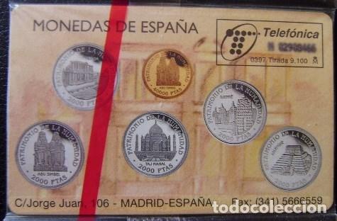Cartes T&eacute;l&eacute;phoniques de collection: P 246 - MONEDAS IV UNESCO - NUEVA CON PRECINTO - VER FOTO REVERSO  - A159