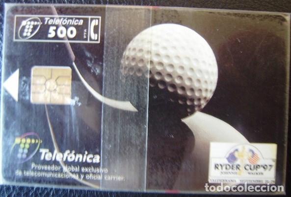 Cartes T&eacute;l&eacute;phoniques de collection: P 278 - RIDER CUP 97 - NUEVA CON PRECINTO  - A172