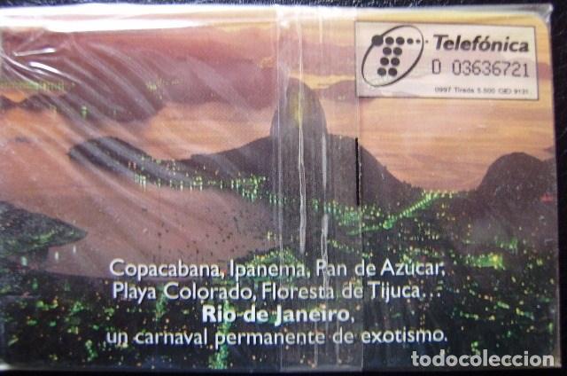 Cartes T&eacute;l&eacute;phoniques de collection: P 279 - RIO DE JANEIRO - NUEVA CON PRECINTO - VER FOTO REVERSO  - A173