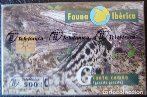 Cartes T&eacute;l&eacute;phoniques de collection: P 330 - FAUNA IBERICA - GINETA COMUN - NUEVA CON PRECINTO - A185