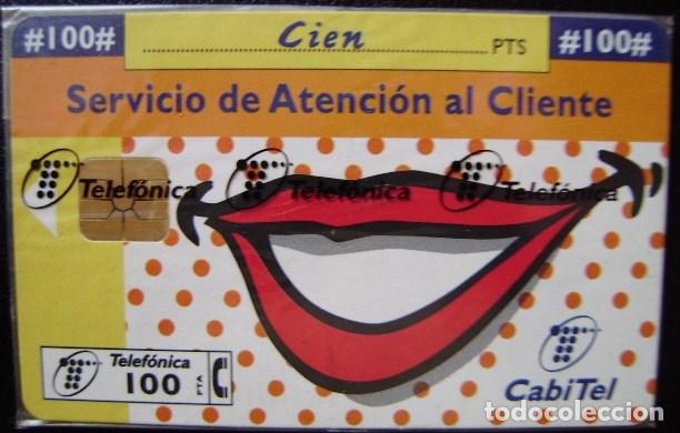 Cartes T&eacute;l&eacute;phoniques de collection: P 335 - SONRISA DE 100 PTS - NUEVA CON PRECINTO  - A187