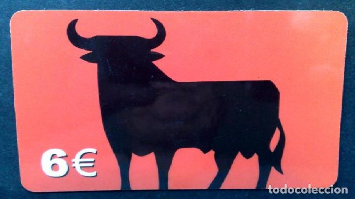 Collection telephone cards: TARJETA CON TORO DE OSBORNE NUEVA SIN USAR