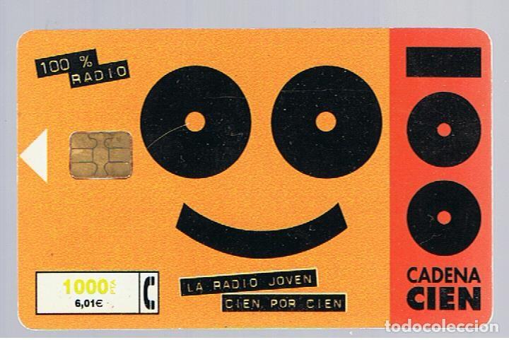 Collection telephone cards: TARJETA TELEFONICA - Cadena 100 - radio