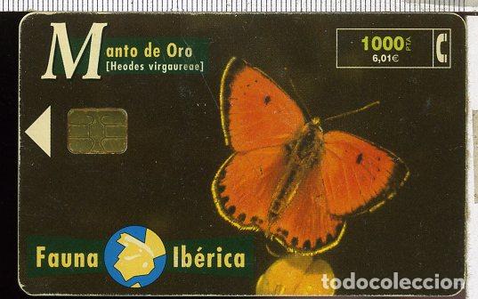 Collection telephone cards: TARJETA TELEFONICA FAUNA IBERICA MANTO DE ORO