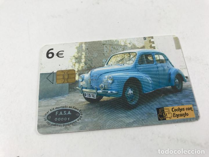 Cartes T&eacute;l&eacute;phoniques de collection: TARJETA TELEFONICA COCHES CON ENCANTO RENAULT 4. (ESPA&Ntilde;A)