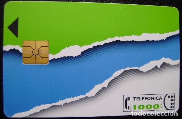 Cartes T&eacute;l&eacute;phoniques de collection: B 17 - RASGADO CORP II 1000PTS - CHIP G-1 - SIMB INNOVATRON ARRIBA - USADA 1&ordf; CALIDAD - A 228