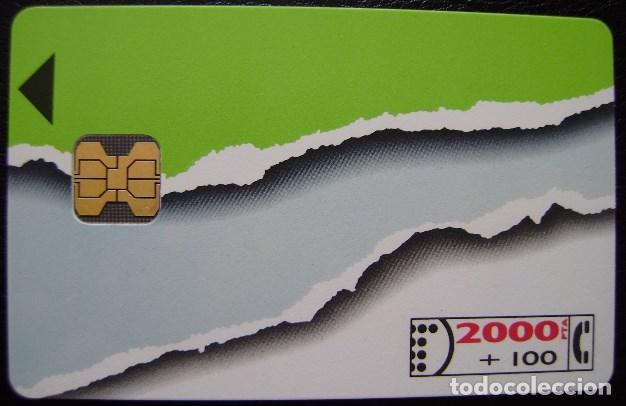 Cartes T&eacute;l&eacute;phoniques de collection: B 20/1 - RASGADO III - 2000 PTS - VARIEDAD RIO GRIS - CHIP F-2 - USADA 1&ordf; CALIDAD - A 236