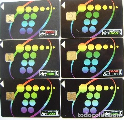 Cartes T&eacute;l&eacute;phoniques de collection: LOTE 6 TARJETAS DIFERENTES - N. IMAGEN B22 - B25 -B29 - B30 - B31 -B31A USADAS - 1&ordf; CALIDAD - A 257