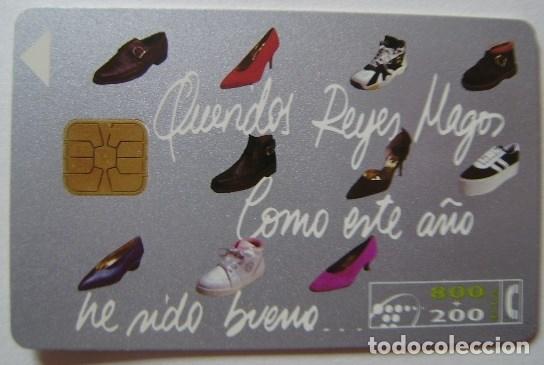 Cartes T&eacute;l&eacute;phoniques de collection: B 33/A - FELIZ 1995 - ZAPATOS - CHIP GD 3 - USADA 1&ordf; CALIDAD - A 259