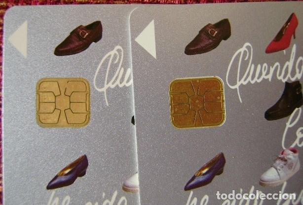 Cartes T&eacute;l&eacute;phoniques de collection: B 33 + B33/A - FELIZ 1995 - ZAPATOS - CHIP GD 2 Y GD 3 - USADAS 1&ordf; CALIDAD - A 260