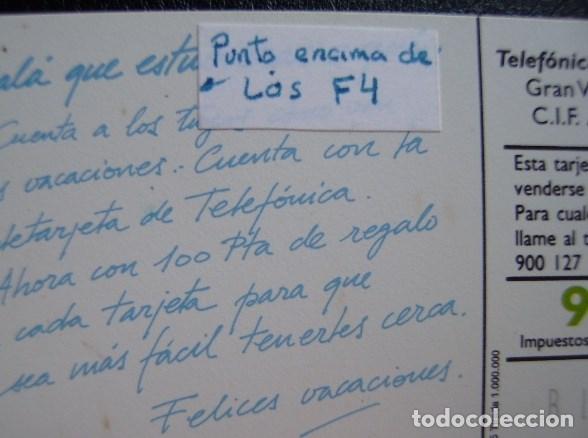 Cartes T&eacute;l&eacute;phoniques de collection: B 38 - VACACIONES 95 - CHIP F3 - N&ordm; GRAVADOS - USADA 1&ordf; CALIDAD - LEER COMENTARIO - A 273