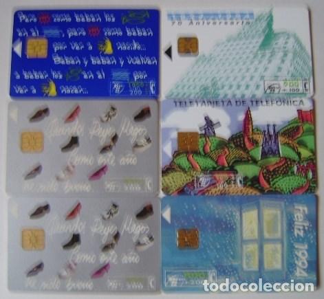 Cartes T&eacute;l&eacute;phoniques de collection: LOTE 6 TARJETAS DIFERENTES - B 23; B 28; B 33; B 33A; B 38; B 43; USADA - 1&ordf; CALIDAD - A 290