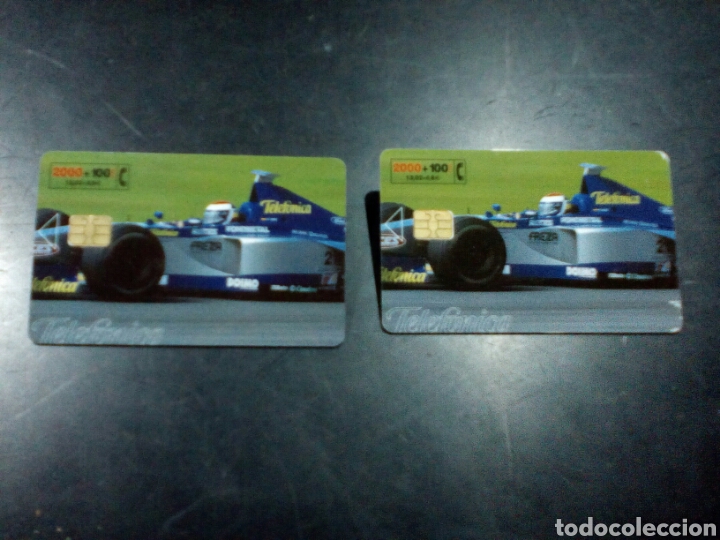 Cartes T&eacute;l&eacute;phoniques de collection: TARJETA TELEFONICA USADA - FORMULA 1 - 2000 PTA