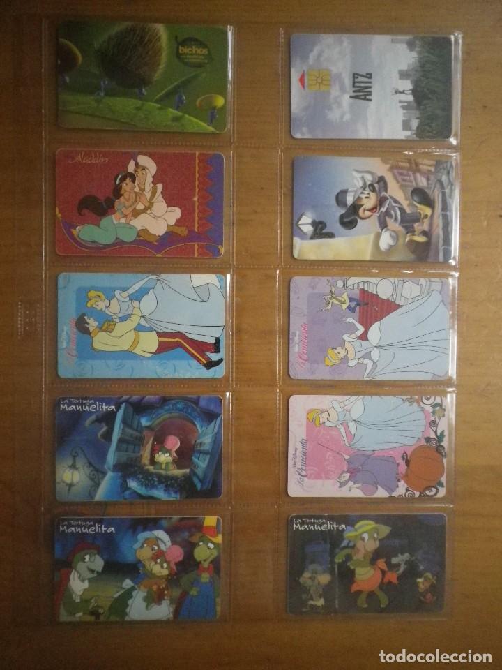 Cartes T&eacute;l&eacute;phoniques de collection: 10 TARJETAS DIBUJOS ANIMADOS Y DISNEY DE VARIOS PAIES