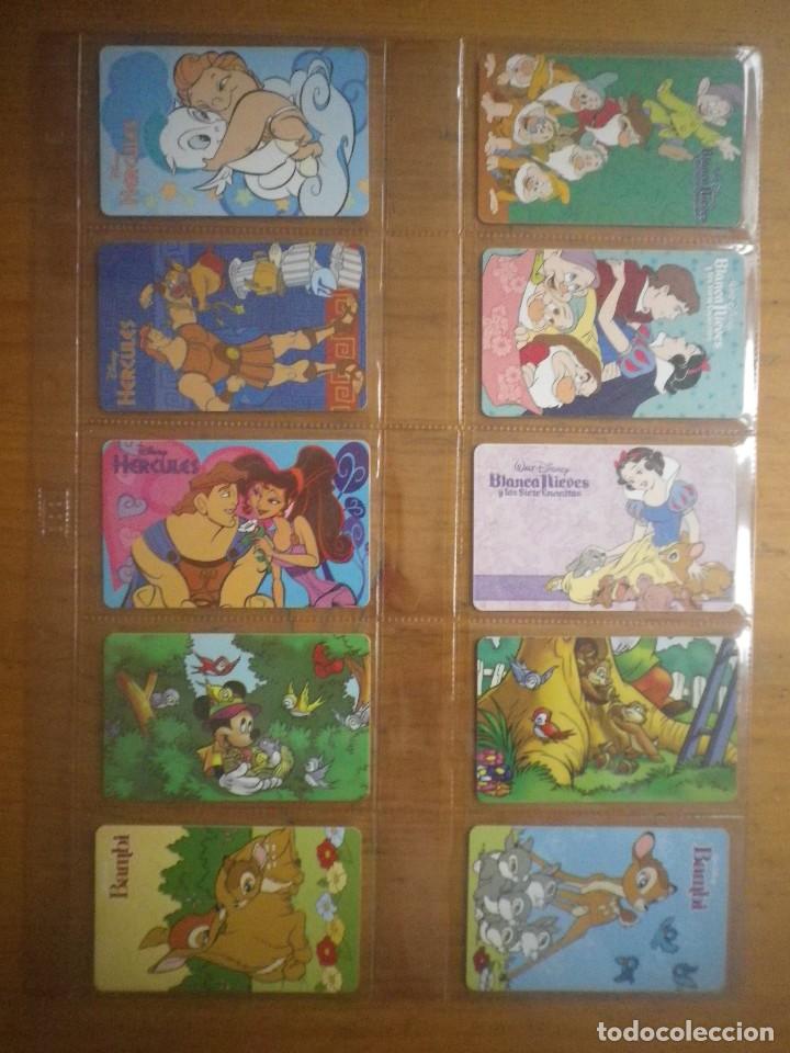 Cartes T&eacute;l&eacute;phoniques de collection: 10 TARJETAS PELICULAS DISNEY