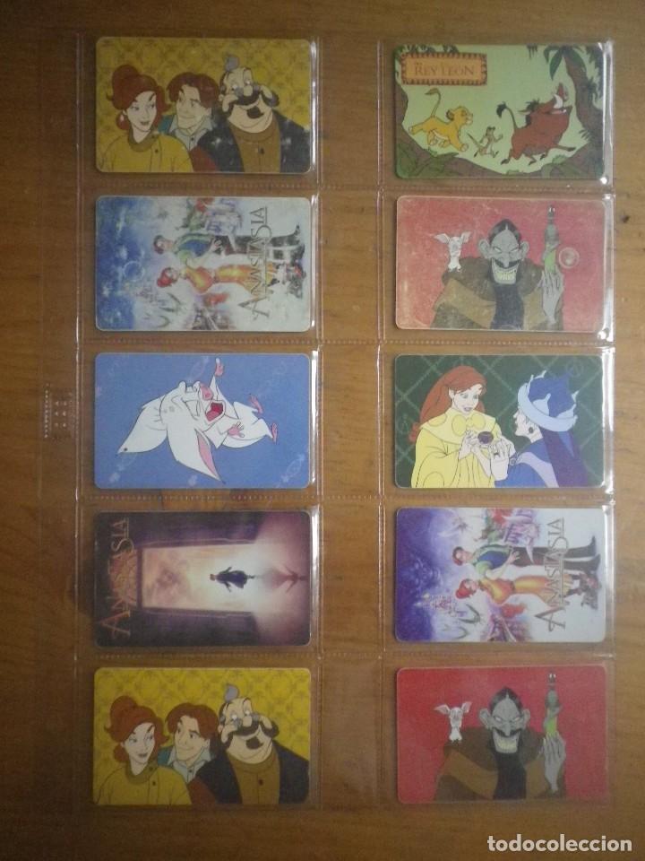 Cartes T&eacute;l&eacute;phoniques de collection: 10 TARJETAS PELICULAS DISNEY