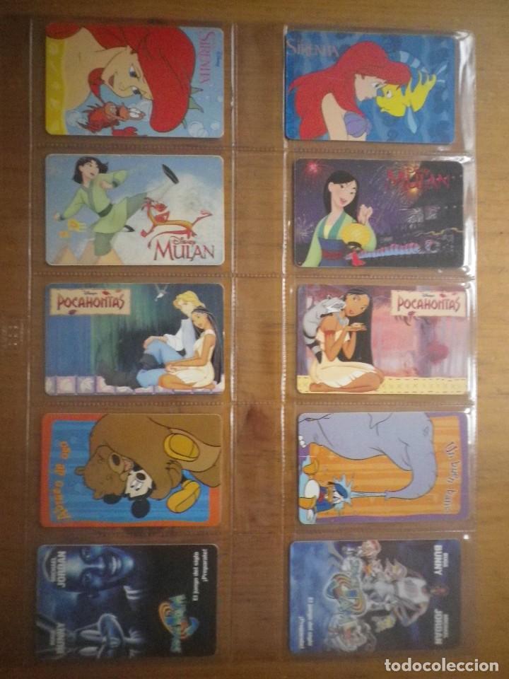 Cartes T&eacute;l&eacute;phoniques de collection: 10 TARJETAS PELICULAS DISNEY Y WARNER