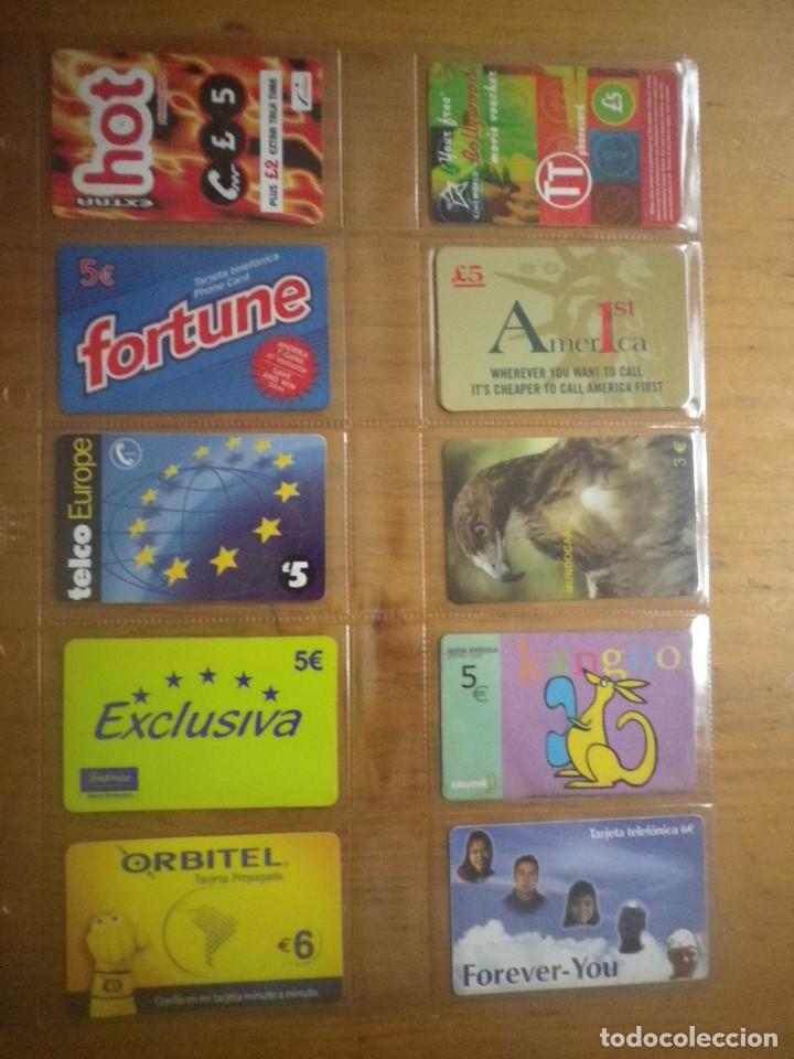 Cartes T&eacute;l&eacute;phoniques de collection: 10 TARJETAS TELFONO PREPAGO