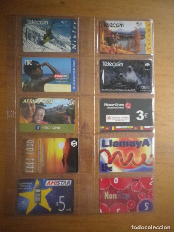 Cartes T&eacute;l&eacute;phoniques de collection: 10 TARJETAS TELEFONO PREPAGO