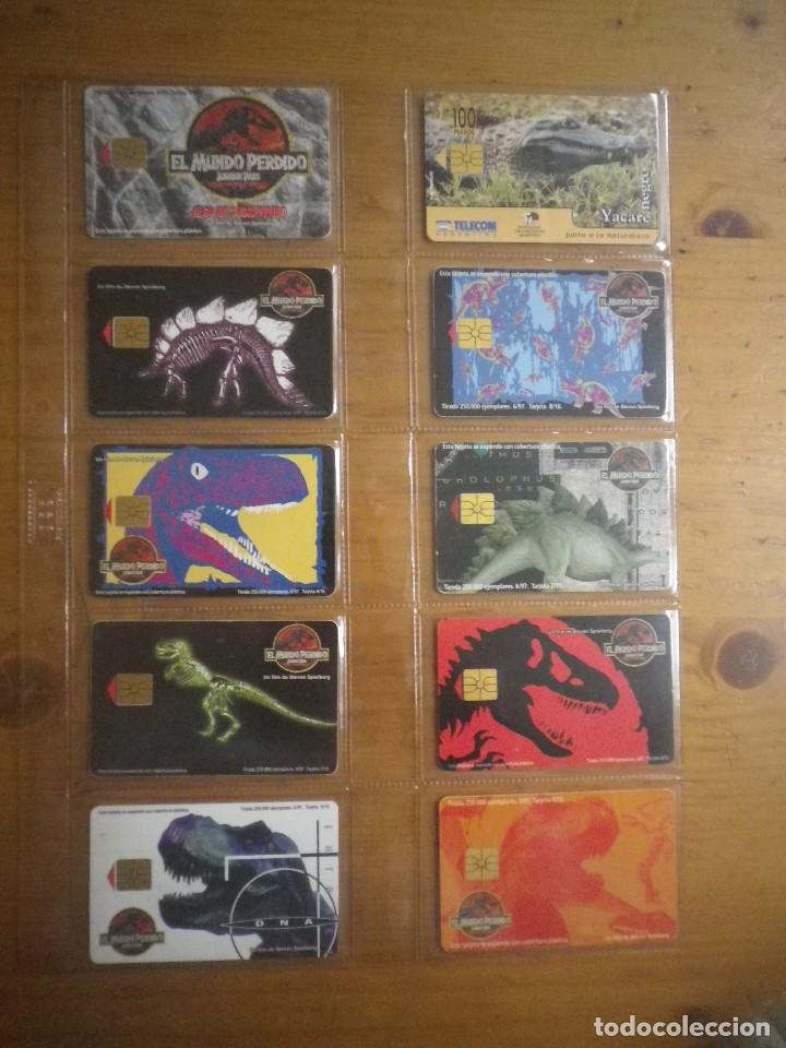 Cartes T&eacute;l&eacute;phoniques de collection: 10 TARJETAS MUNDO PERDIDO