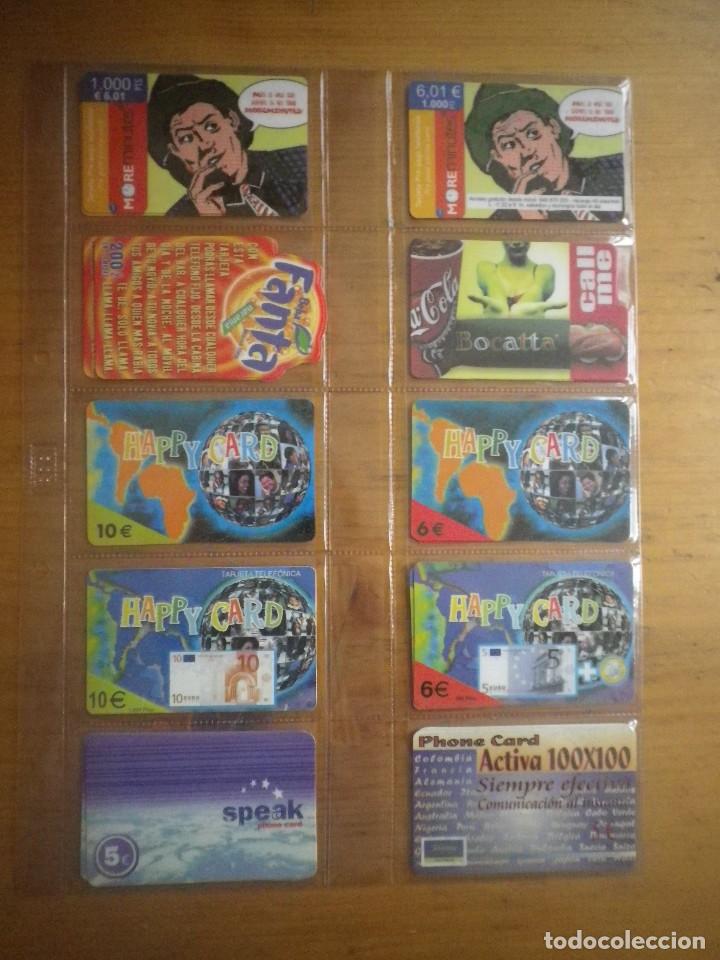 Cartes T&eacute;l&eacute;phoniques de collection: 10 TARJETAS TELEFONO PREPAGO