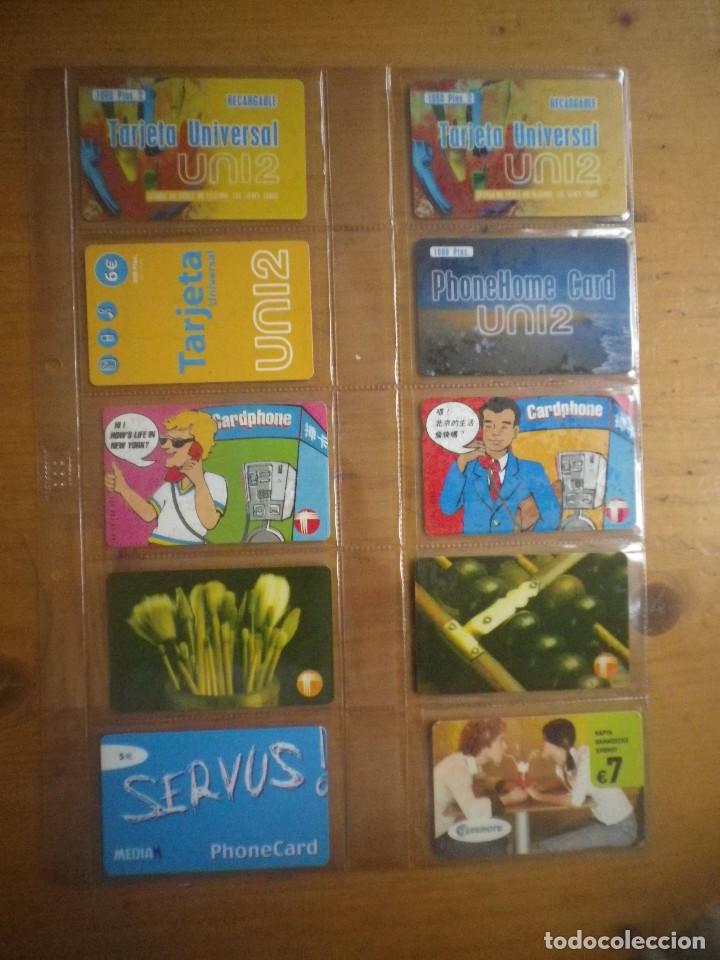 Cartes T&eacute;l&eacute;phoniques de collection: 10 TARJETAS TELEFONO PREPAGO