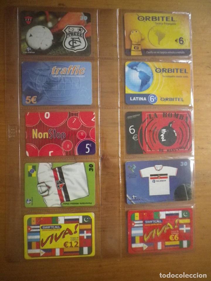 Cartes T&eacute;l&eacute;phoniques de collection: 10 TARJETAS TELEFONO PREPAGO