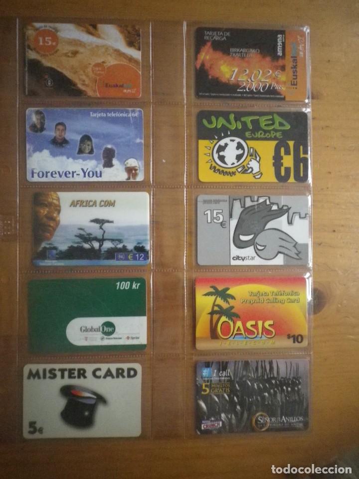 Cartes T&eacute;l&eacute;phoniques de collection: 10 TERJATAS TELEFONO PREPAGO