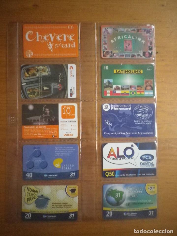 Cartes T&eacute;l&eacute;phoniques de collection: 10 TARJETAS TELEFONO PREPAGO