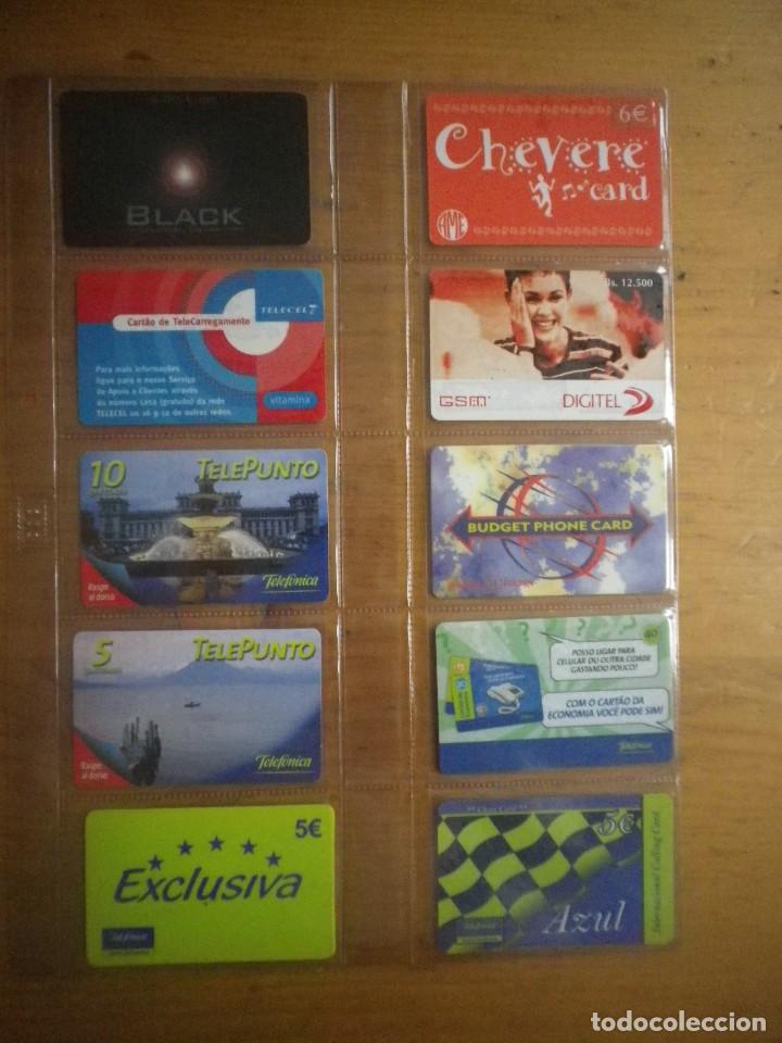 Cartes T&eacute;l&eacute;phoniques de collection: 10 TARJETAS TELEFONO PREPAGO